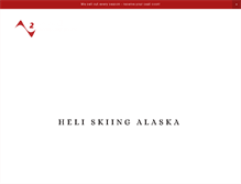 Tablet Screenshot of alaskahelicopterskiing.com